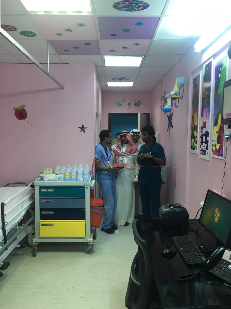 مستشفى صامطة تُدشّن قسم الإسعاف والطوارئ للأطفال