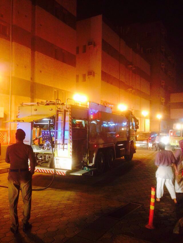 مدني جازان يكشف أسباب حريق سكن مستشفى العميس
