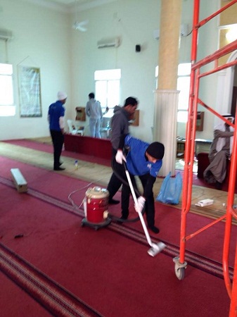“المعهد الصناعي” ينفذ أعمال الصيانة لـ(3) مساجد بحائل