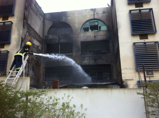 مدني الباحة يسيطر على حريق بسكن منسوبي التدريب المهني