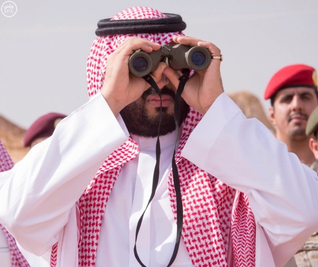 شاهد بالفيديو.. #محمد_بن_سلمان في الحد الجنوبي