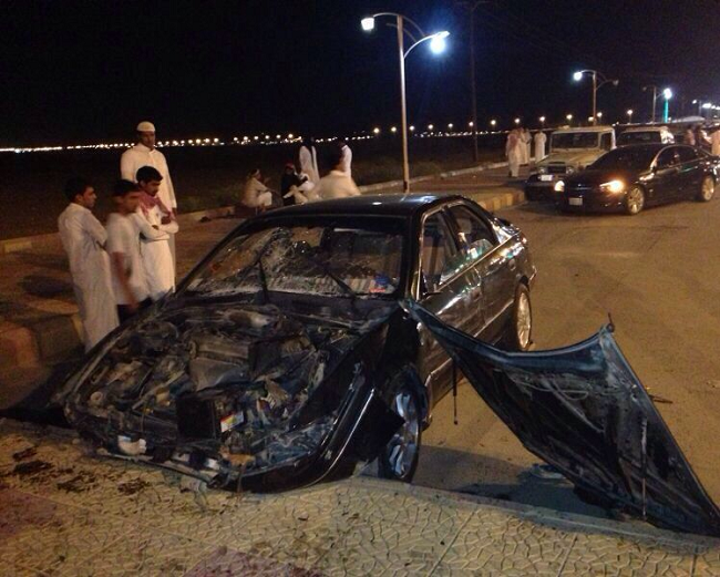 وفاة شخص وإصابة أربعة آخرين في حادث مروري بعقيق الباحة