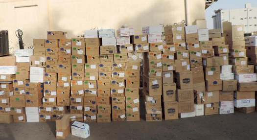 مصادرة (3500) علبة حليب أطفال فاسدة في بريدة