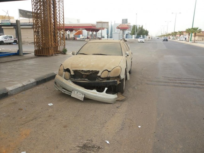 مرور جازان: سحب السيارة المتعطلة بطريق الملك عبدالله قريباً