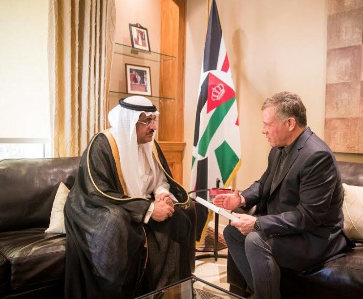 خادم الحرمين يدعو ملك الأردن للقمة العربية الإسلامية الأميركية