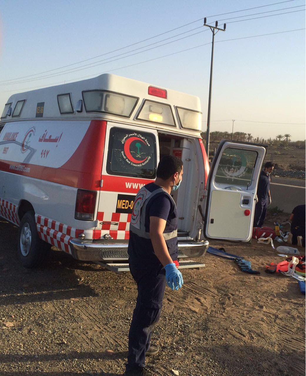 5 إصابات من عائلة واحدة في انقلاب مروع بطريق “الهجرة” بـ #مكة