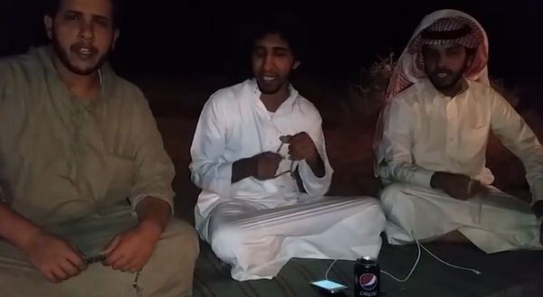 بالفيديو.. سعوديون يُلجمون داعش بـ”شيلة”