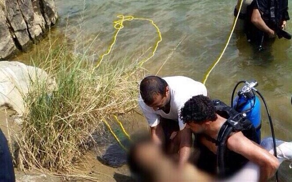 انتشال جثة شاب غرق في مستنقع مائي بوادي صبيا