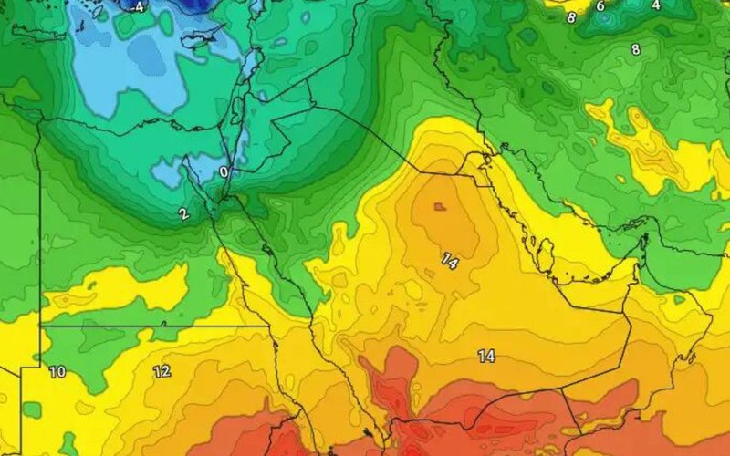 أخدود بارد يتحرك من شمال غربي المملكة شرقًا السبت.. والصفر المئوي يضرب موعده مع هذه المناطق