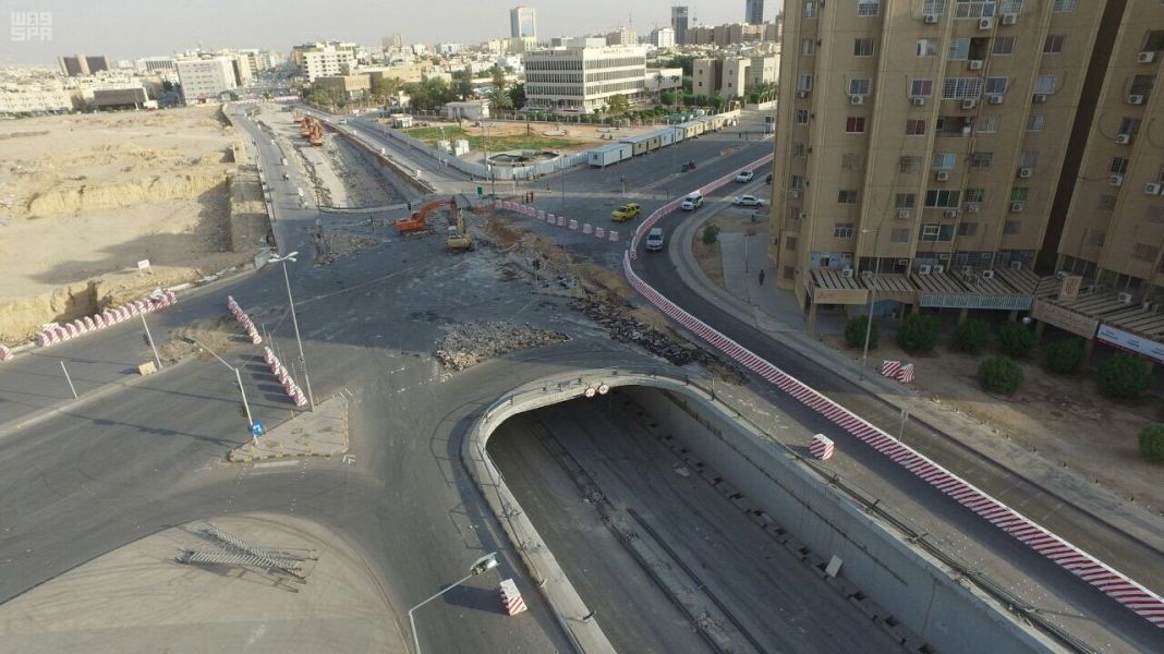 بالصور.. إعادة إنشاء نفق طريق الملك سعود وطريق الضباب بالرياض في مدة قياسية