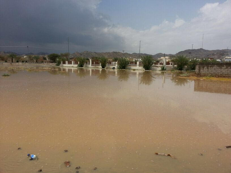 أمطار غزيرة على القرى ومحافظات المدينة المنورة 7