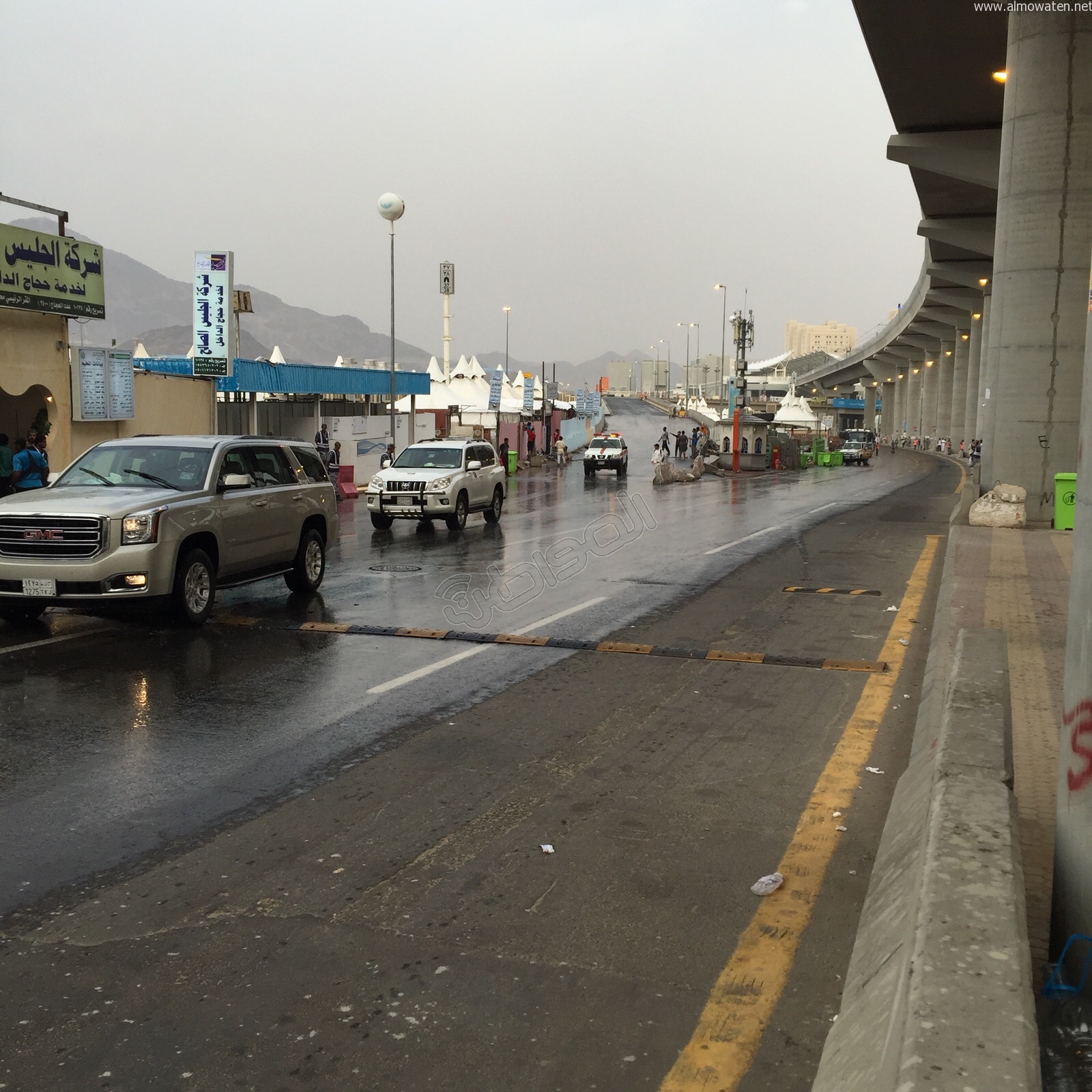 مركز الأزمات: أمطار غزيرة على #مكة_المكرمة