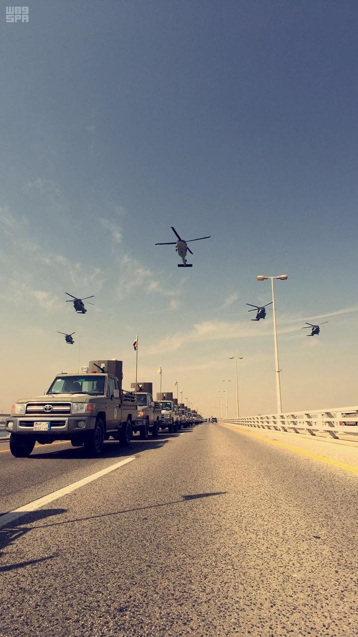 بالصور.. القوات السعودية تشارك بالتمرين المشترك “أمن الخليج العربي 1”
