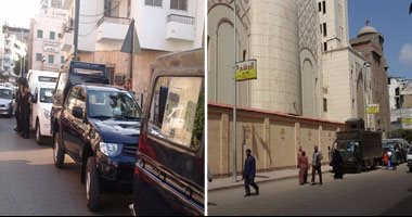 تعزيزات أمنية بمحيط الكنائس بعد حادث تفجير الكنيسة بمصر
