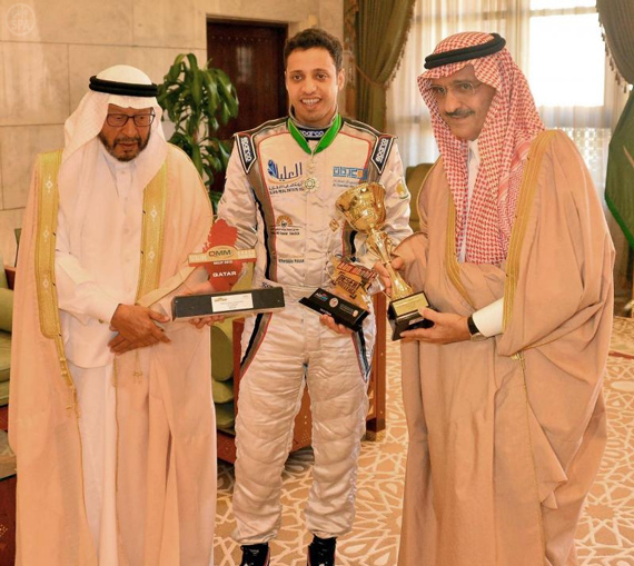 أمير الرياض يستقبل بطل العالم ابن سعيدان