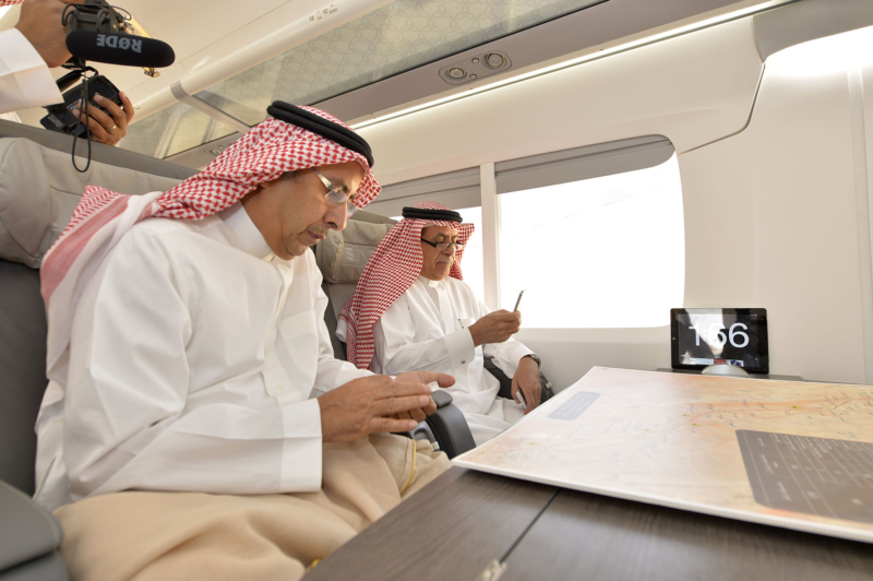أمير الرياض يقوم برحلة عبر قطار الشمال للمجمعة ويزور المحطات ‫(34669118)‬ ‫‬