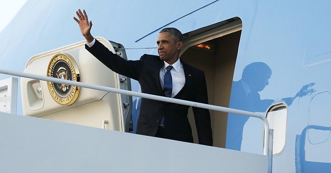 أوباما يعود الى أرض أجداده في كينيا وسط اجراءات أمنية مشددة