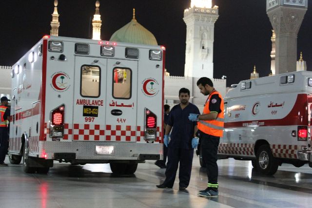 الهلال الأحمر يباشر 1003 حالات في #مكة و#المشاعر_المقدسة