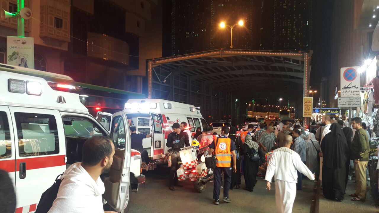 إصابة 3 أشخاص في حادث دهس بأجياد مكة