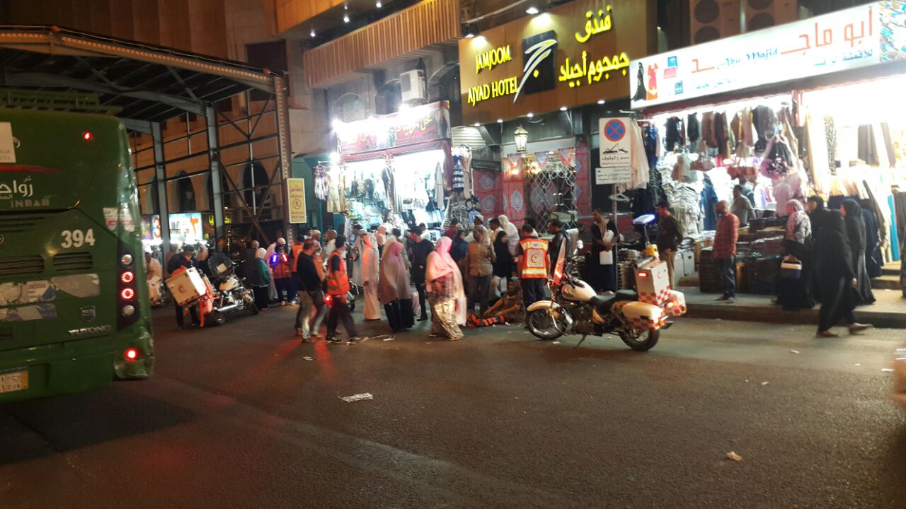 إصابة 3 أشخاص في حادث دهس بأجياد مكة (3)