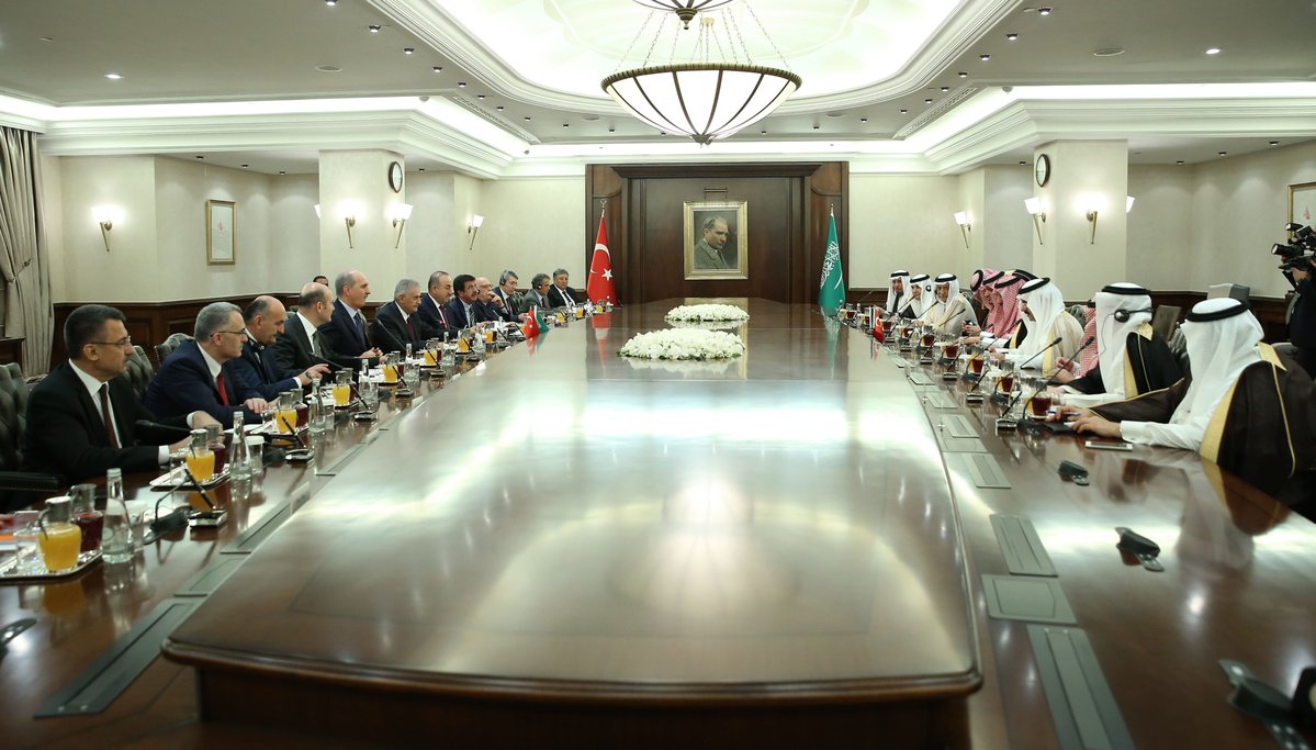 ﻿﻿ولي العهد في اجتماعه مع يلدرم : تركيا بلد شقيق لنا .. ويهمنا التنسيق القوي بيننا والعمل المشترك