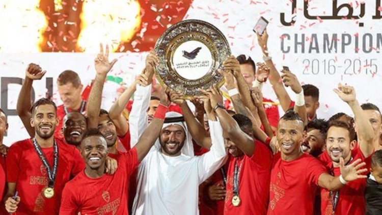 بالصور.. احتفالات #دبي بتتويج “الأهلي” بلقب الدوري