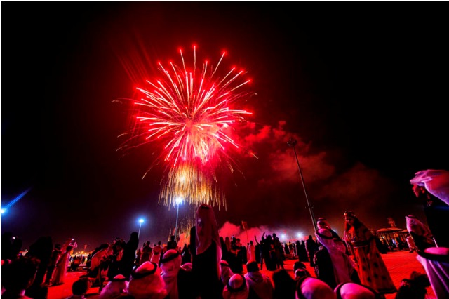 احتفالات عيد الرياض تستقبل الدرعية التاريخية بـ (الألعاب النارية)لأول مرة