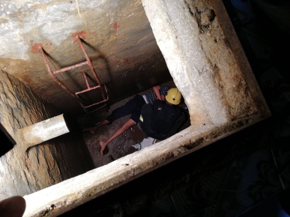 اختناق عاملين في خزان مياه ببلقرن بسبب أدخنة ماتور