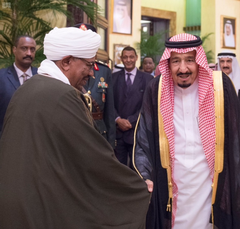 استقبال الملك لرئيس السودان 5