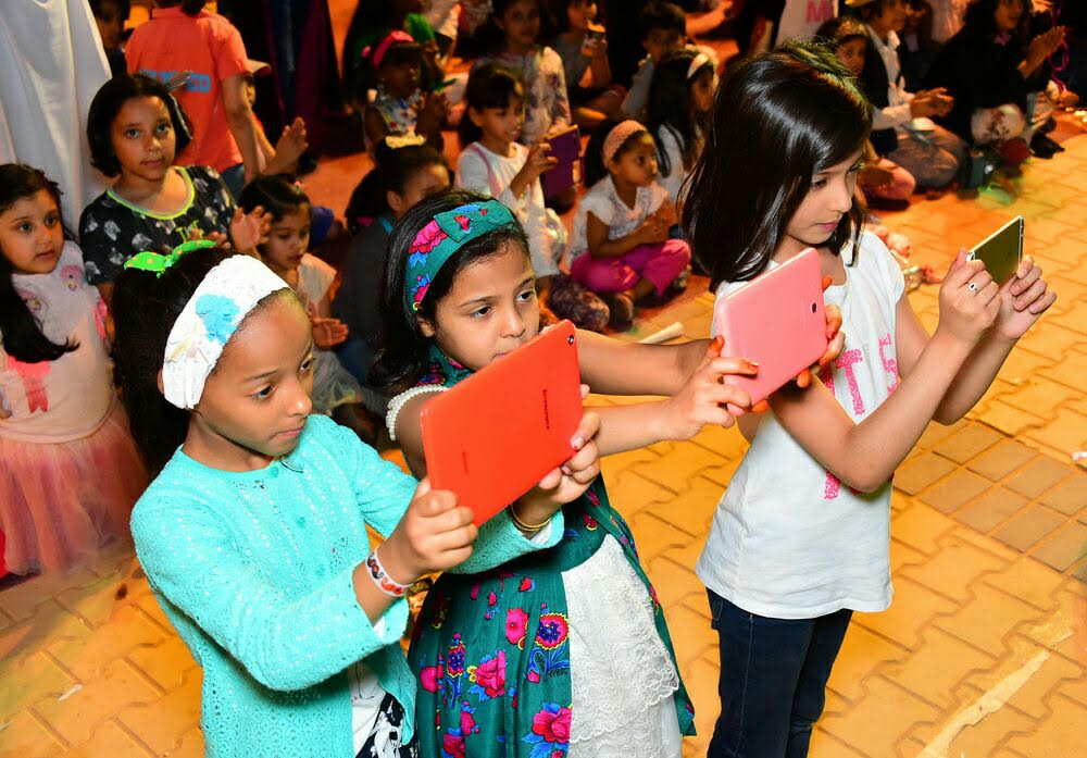 عدسات الأطفال توثق فعاليات مهرجان #ريف_العوشزية بـ #عنيزة