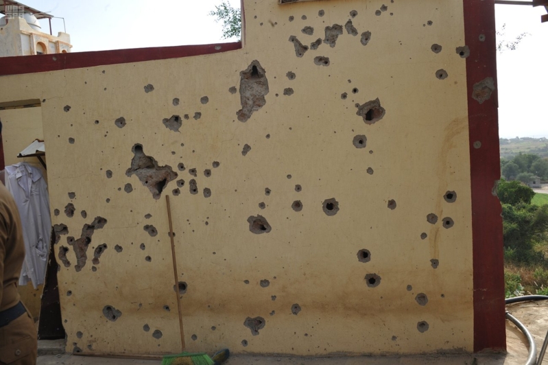 اعتداءات المليشيات الحوثية على قرى جازان (8)