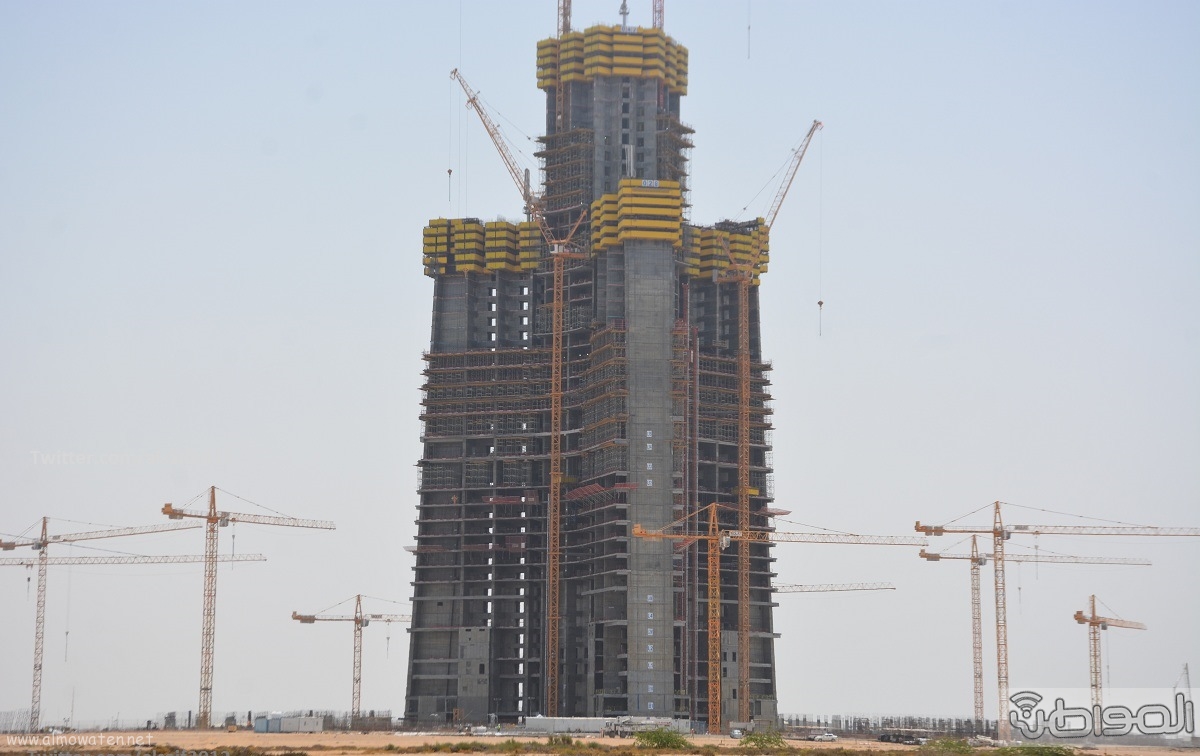 “المواطن” ترصد آخر أعمال أعلى برج في العالم بجدة