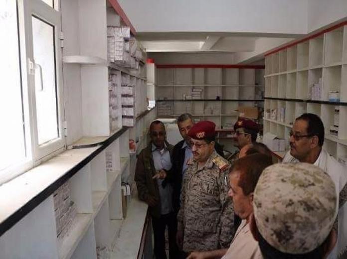افتتاح المستشفى العسكري في مأرب بعد إعادة تأهيله