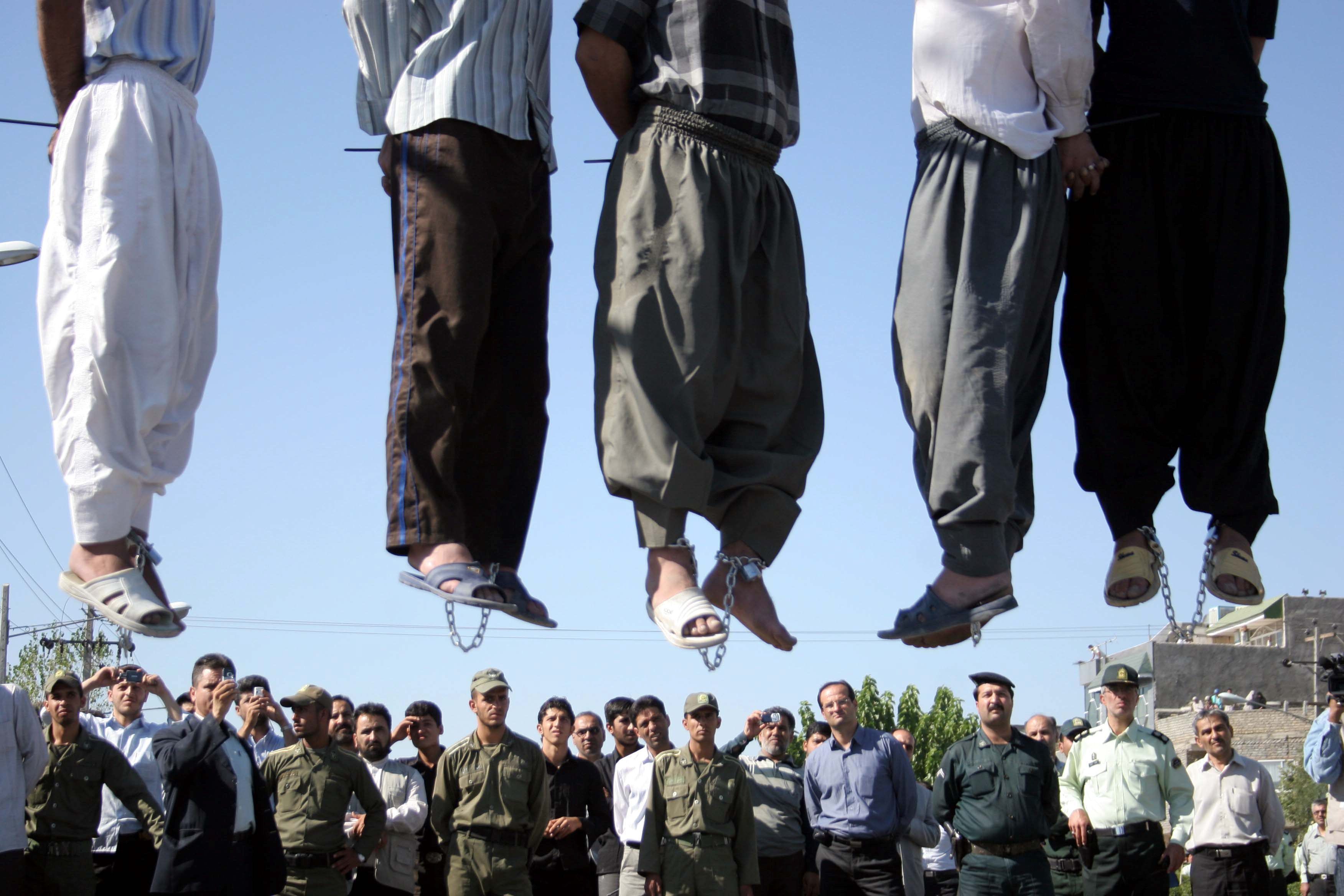 107 محتجين على قائمة الإعدام في إيران
