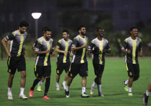 بالصور.. الاتحاد يستعد لمواجهة الباطن بمشاركة فيلانويفا