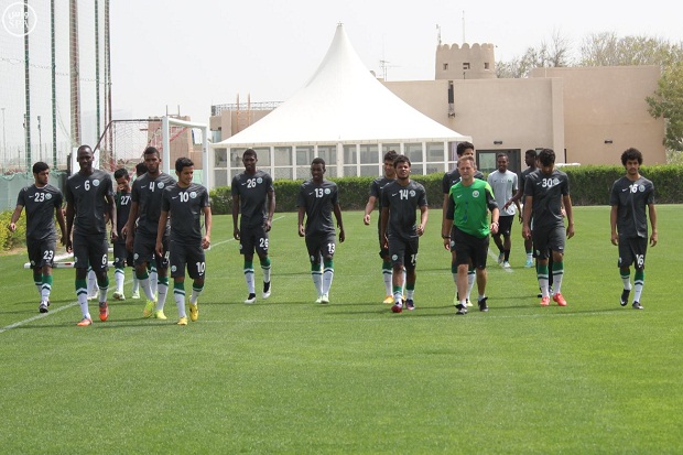 المنتخب السعودي الأولمبي لكرة القدم يبدأ معسكره في الدوحة