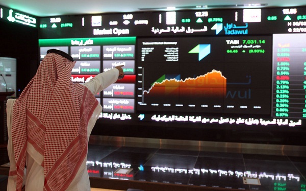 أغلق مؤشر سوق الأسهم السعودية اليوم مرتفعاً 98.34 نقطة , عند مستوى 9487.73 نقطة , بتداولات تجاوزت 8.7 مليار ريال.
