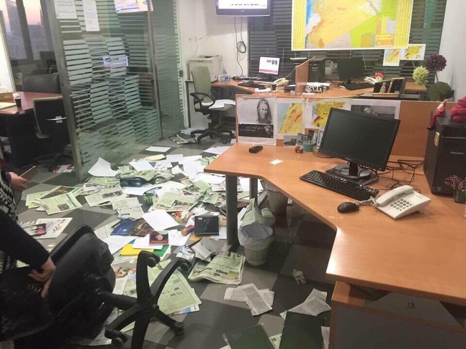 حزب الله متورط بالاعتداء الإرهابي على مكتب #صحيفة_الشرق_الأوسط