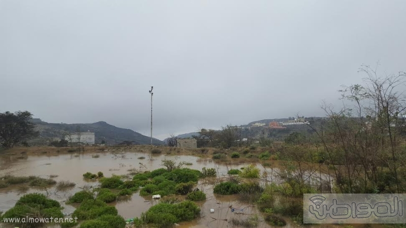 الامطار الغزيرة التي شهدتها قرى شمال عسير10