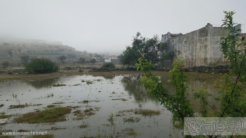 الامطار الغزيرة التي شهدتها قرى شمال عسير12