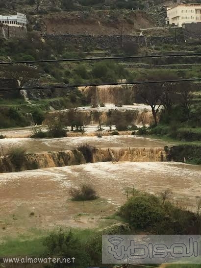 الامطار الغزيرة التي شهدتها قرى شمال عسير4