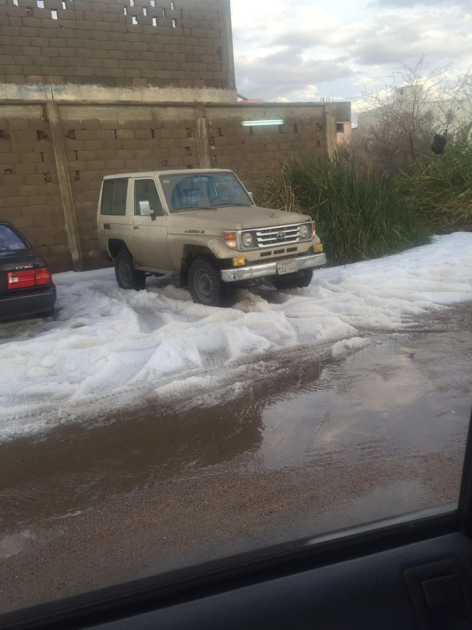 بالصور.. “البرد” يكسو منطقة السر جنوب #الطائف