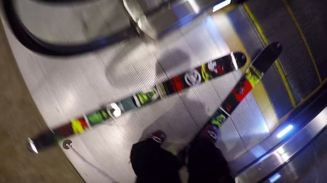 #تيوب_المواطن : التزلج على السلالم المتحركة