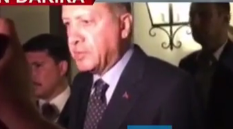 شاهد بالفيديو .. أول ظهور للرئيس التركي رجب اردوغان بعد الانقلاب