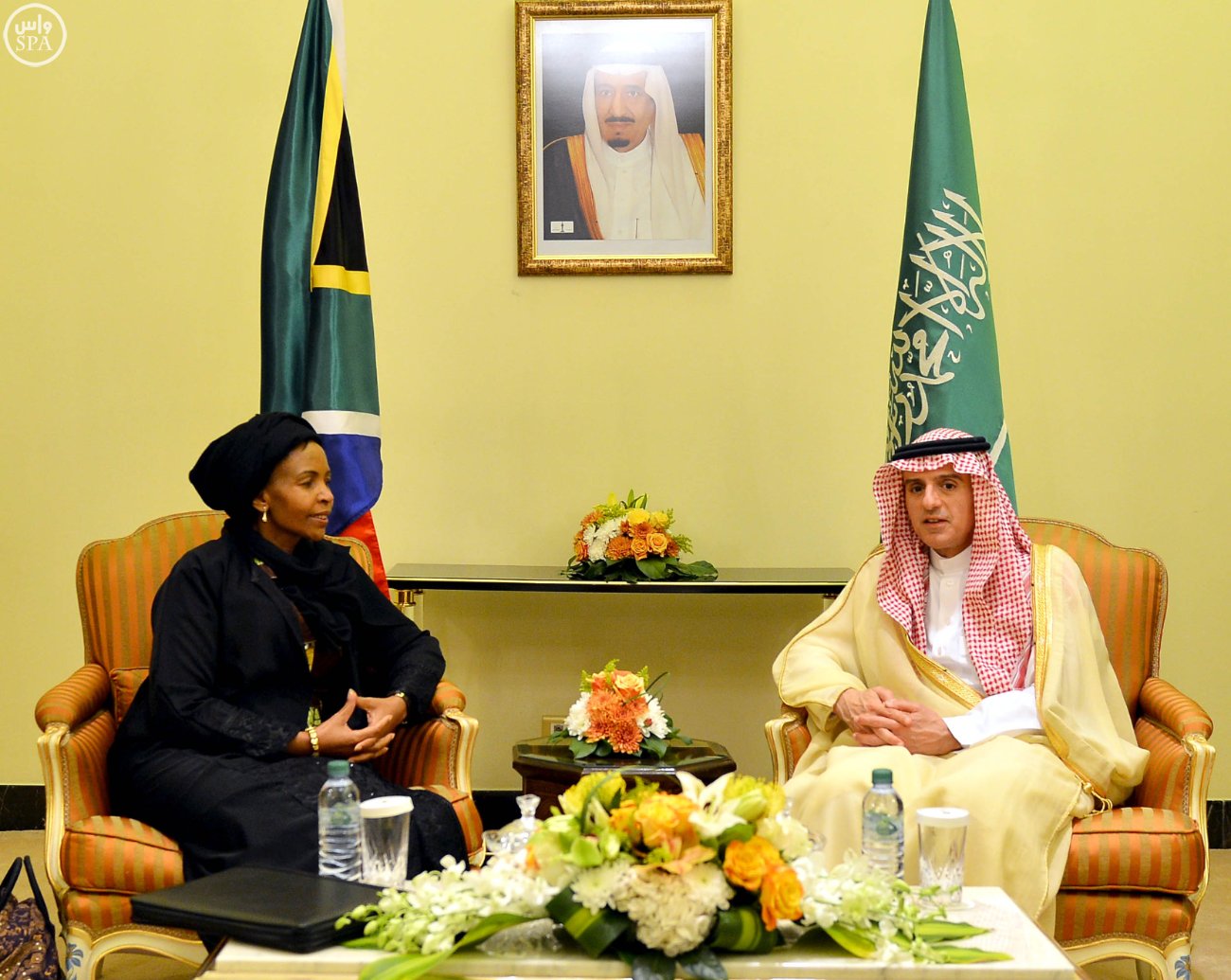 #الجبير يلتقي وزيرة خارجية جنوب إفريقيا في #الرياض