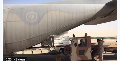 بالفيديو.. انطلاق الجسر الجوي من الرياض إلى مأرب