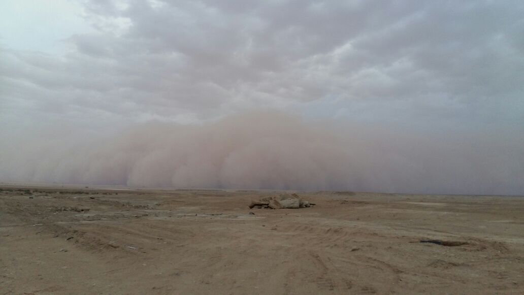 موجة غبار تجتاح #الجوف وطوارئ بجميع مستشفيات المنطقة