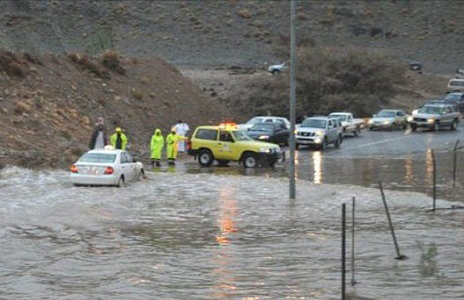 مدني الباحة ينفذ فرضية لمواجهة أخطار السيول بالعقيق