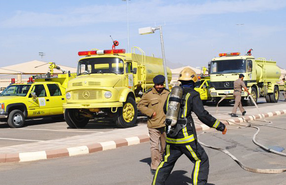 سائح يتسبب في حريق ضخم بـ”جنابي” بلجرشي