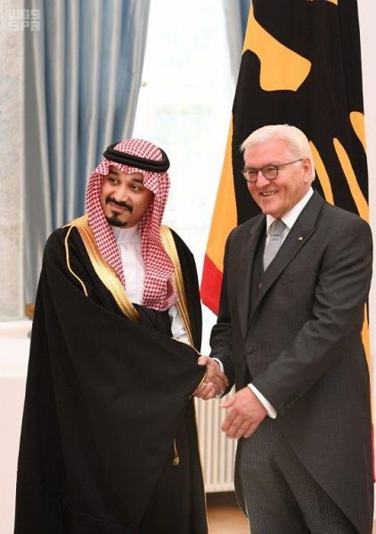الرئيس الألماني يتسلم أوراق اعتماد السفير خالد بن بندر بن سلطان